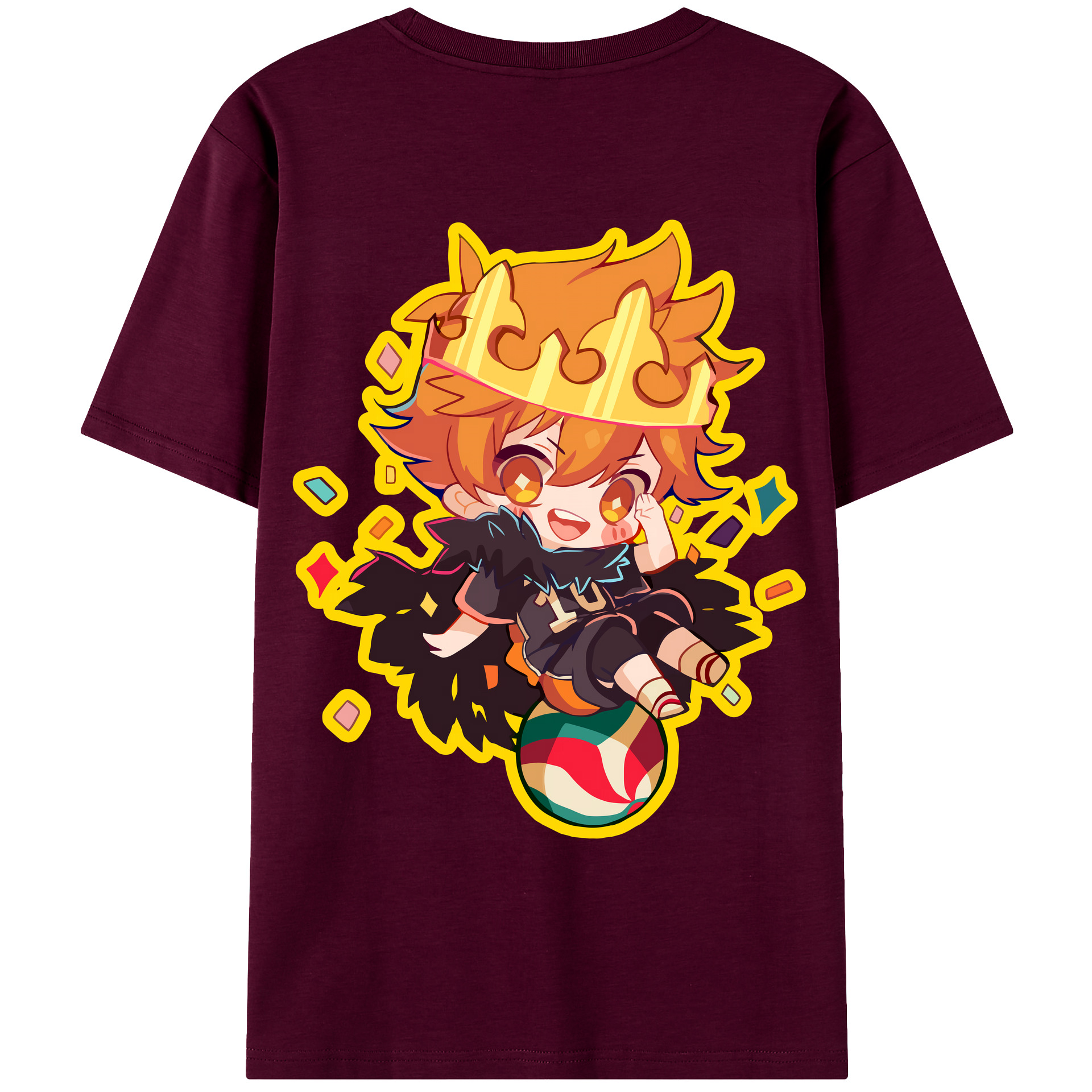 （画像用） ハイキュー!! Haikyu!! レディース半袖Tシャツ(バックプリント)